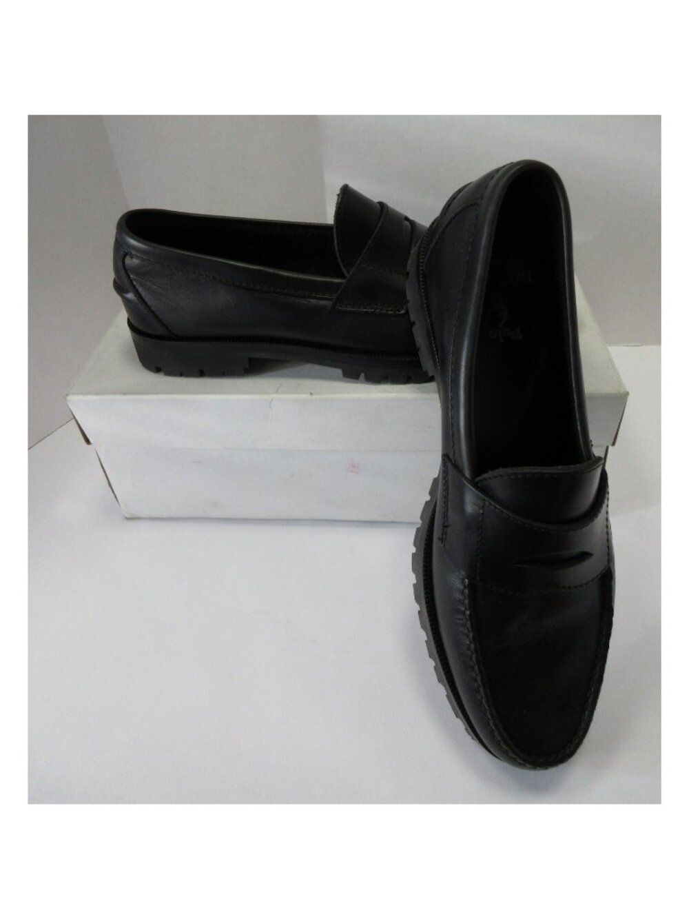 VGT Polo Ralph Lauren Shoes 10.5 D Penny Loafer Ranger Slip On Lug Y2K